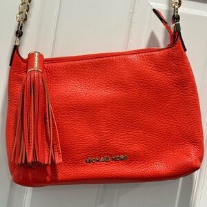 Michael Kors Red Orange Crossbody Bag